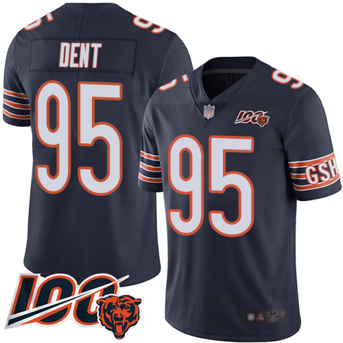 Chicago Bears Limited Navy Blue Men Richard Dent Home Jersey NFL Football #95 100th Season->chicago bears->NFL Jersey